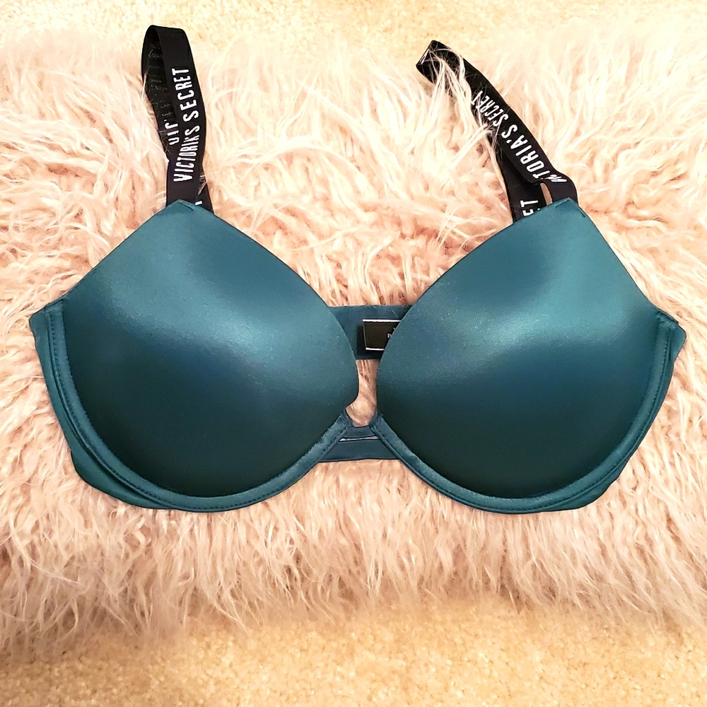 32D Victoria's Secret Very Sexy Push Up Jade Green